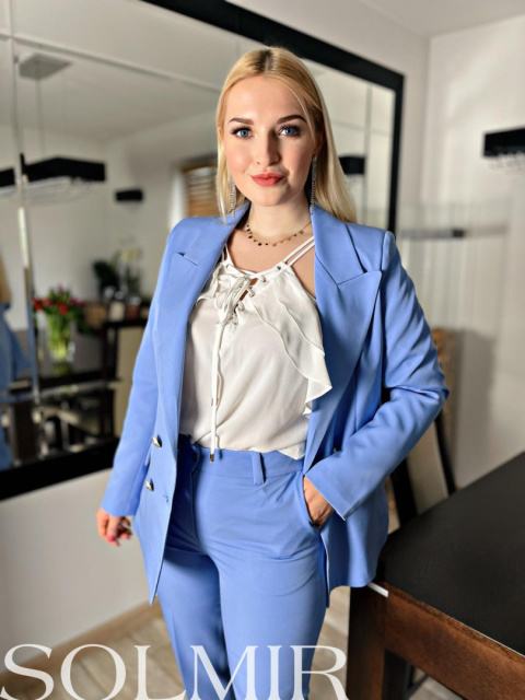 Garnitur JUSTYNA błękit Garnitur JUSTYNA błękit