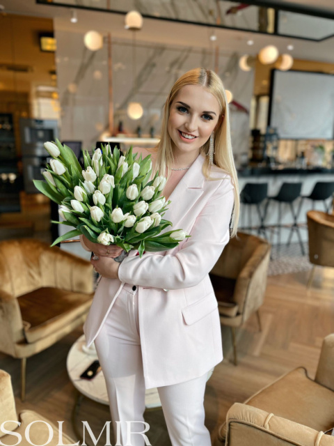 Garnitur RENEE pudrowy róż Garnitur RENEE pudrowy róż