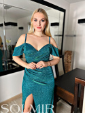Sukienka PALOMA turkusowa zieleń